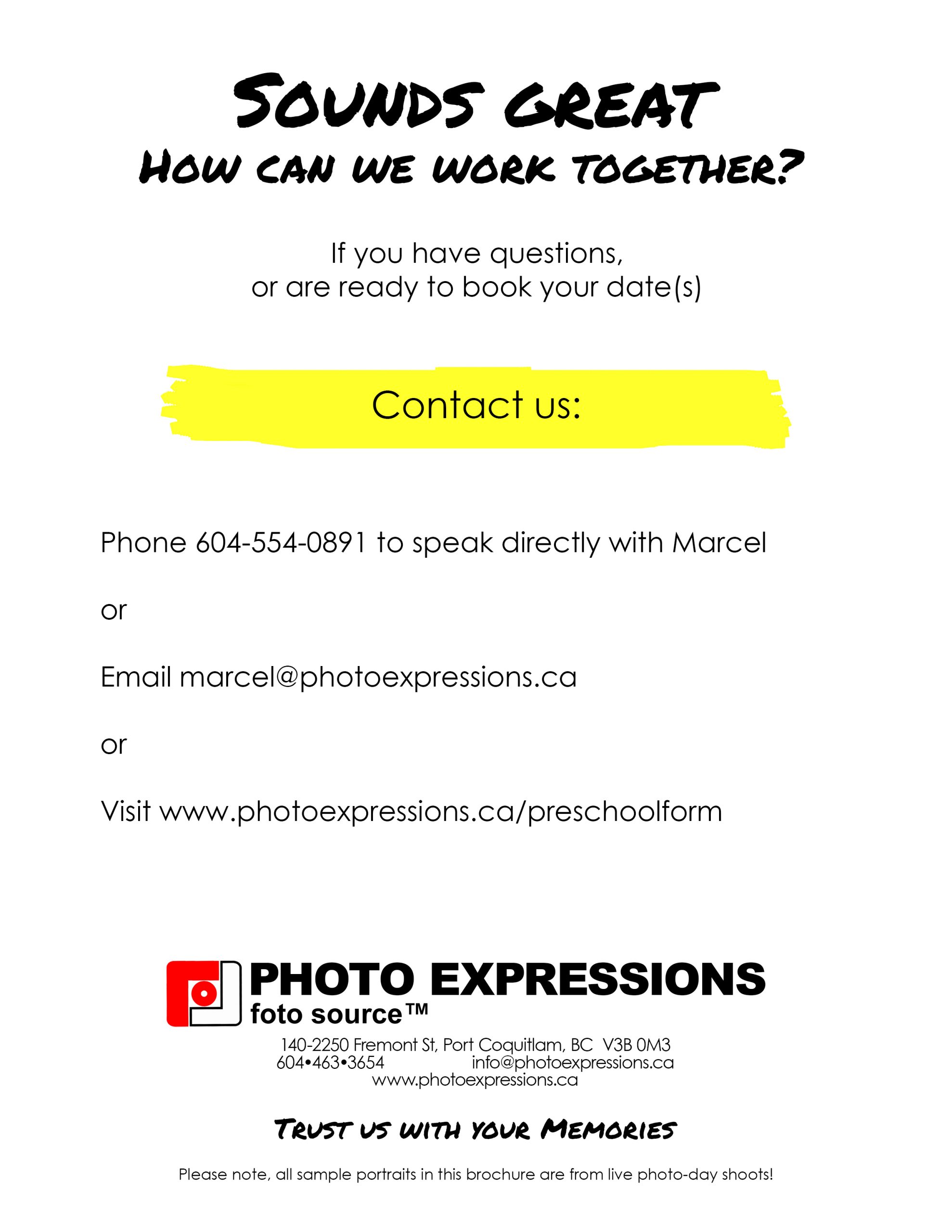 Preschool Portraits Vancouver