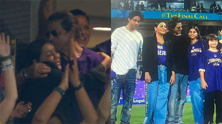Shah Rukh Khan, family celebrate team's victory in IPL 2024 final