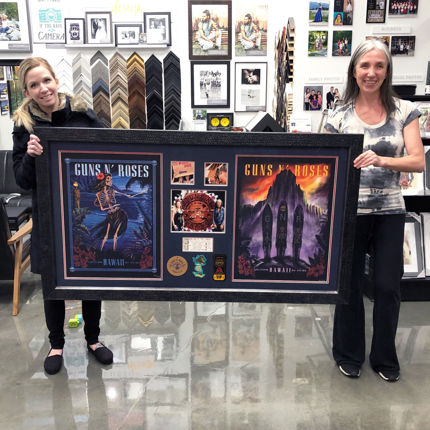 Concert Poster Custom Frames