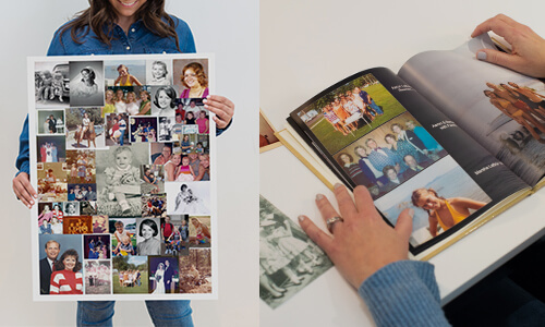 Create photobooks and poster