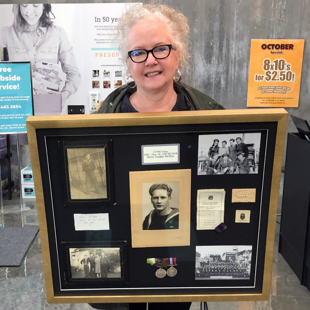 War memorabilia custom framing