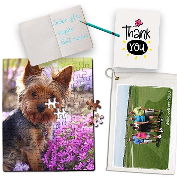 Photo Puzzles and Photo Golf Towels Photo Puzzles and Golf Towels