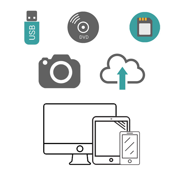 gather digital media