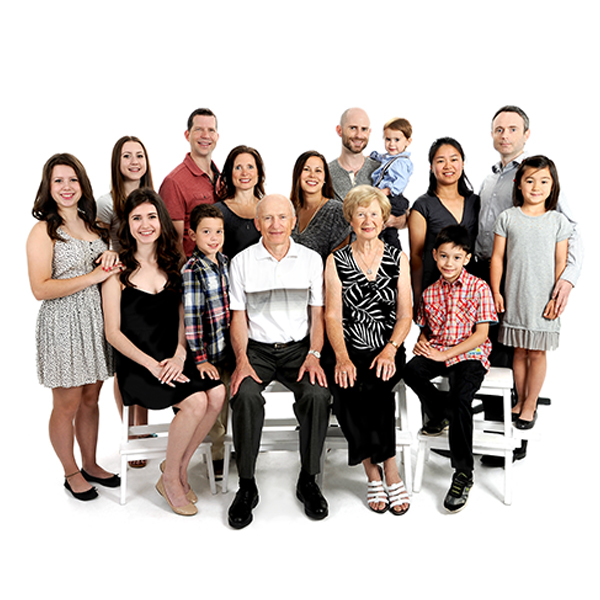 large family portrait w