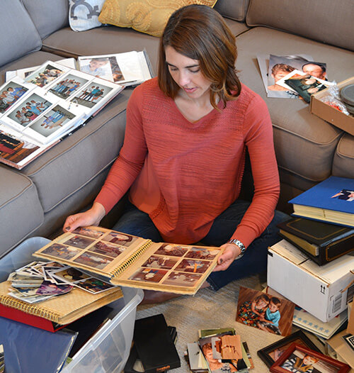How to organized printed photographs
