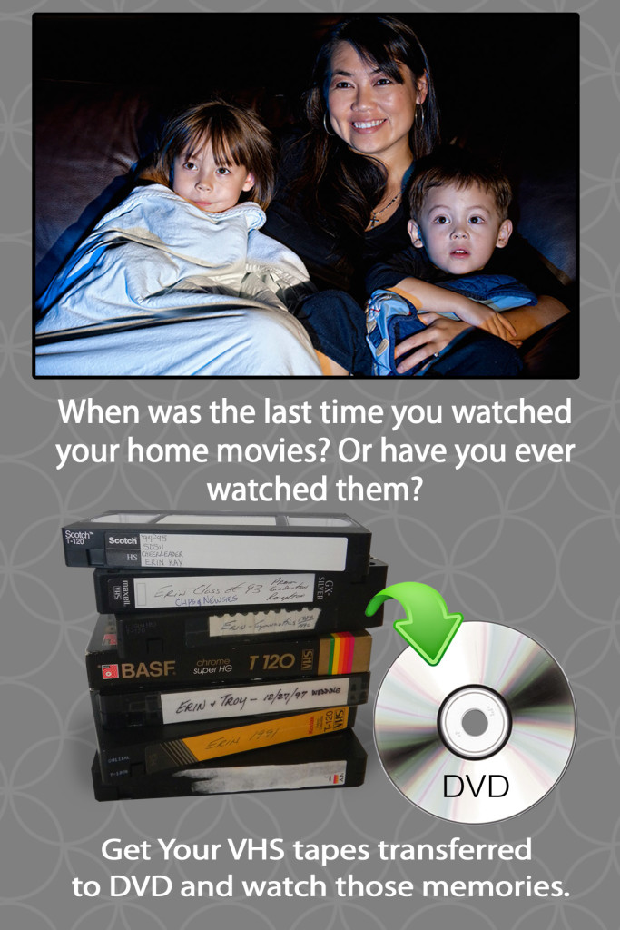 Video Transfers - VHS, 8mm, DVD